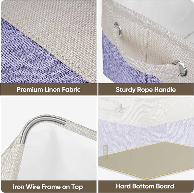 BALEINE 4 Pack Fabric Storage Bins - Image 5