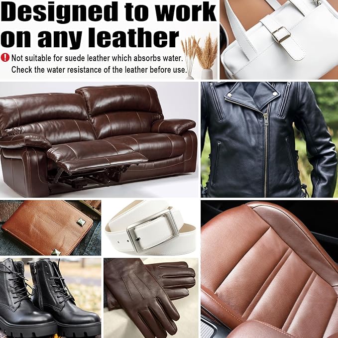 Black Leather Repair Kit, Leather Dye - Image 6