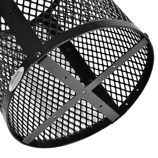 Global Industrial Outdoor Diamond Steel Trash Can - Image 7