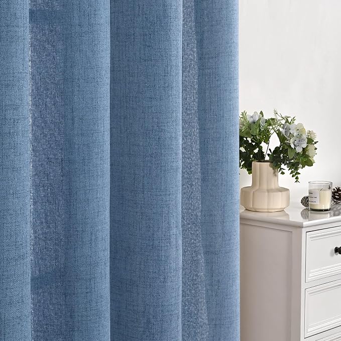 YoungsTex Denim Blue Curtains 72 Inches Long - Image 6