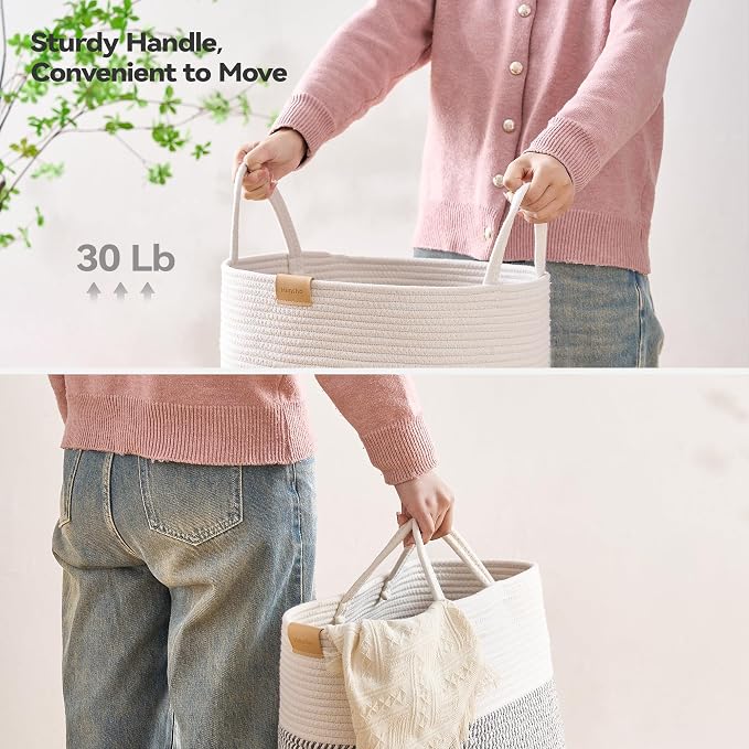 Laundry Hamper 62L, Large Laundry Basket - Image 4