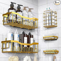 EUDELE 5-Pack Rustproof Stainless Steel Shower Caddy – No Drill Adhesive by EUDELE