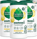 Seventh Generation Multi Surface Wipes, lemon zest scent by SeventhGeneration