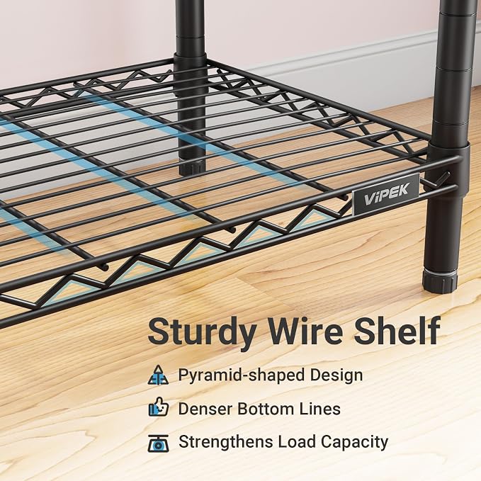VIPEK V5LC Garment Rack Heavy Duty Covered Clothes Rack - Image 9