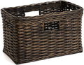 The Basket Lady Tall Rectangular Wicker Storage Basket, 16.5 in L x 10.5 in W x by TheBasketLady