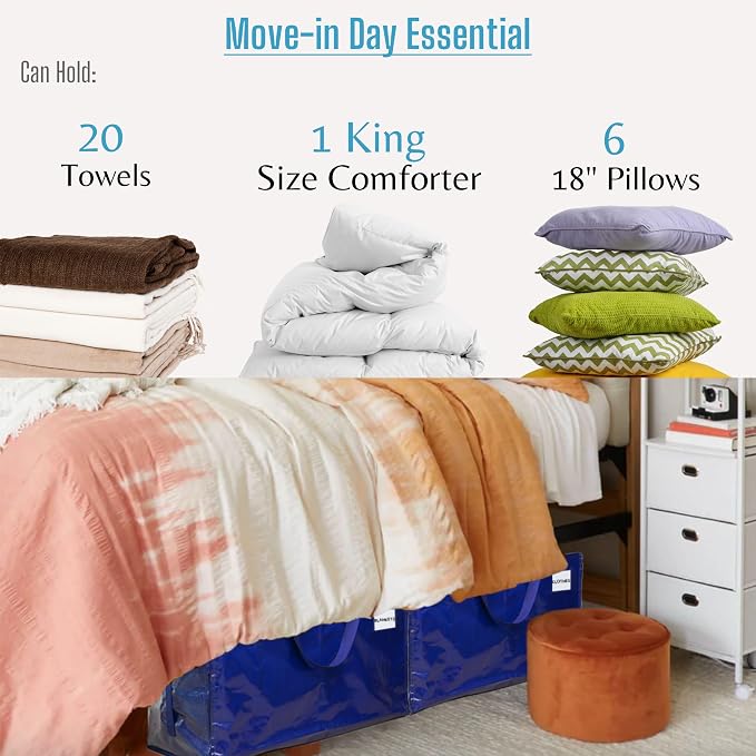 VENO 8 Pack Moving and Storage Bags, Heavy Duty, Alternative to Moving Boxes - Image 4