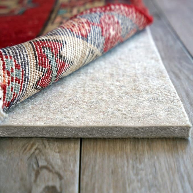 RUGPADUSA - Eco-Plush - 8'x11' - 1/2" Thick - 100% Felt - Luxurious Cushioned by RugPadUSA
