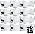 Clear Plastic Storage Bins by ShelfShaper