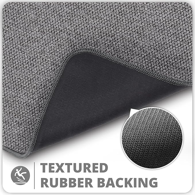Bath Mat, Ultra Thin Bathroom Runner Rugs, Large Bath Mats - Image 4