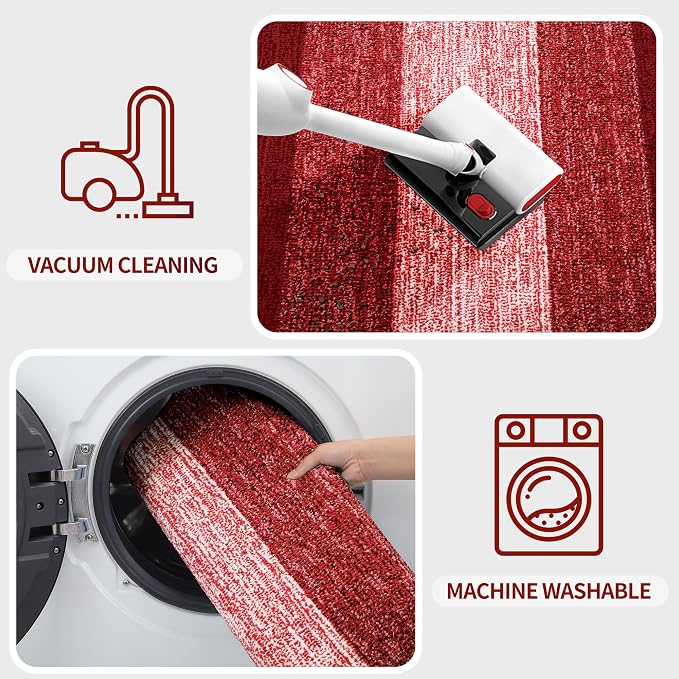 Kitinjoy Indoor Outdoor Door Mat, 36x24 Non-Slip Absorbent Dirt Trapper - Image 5