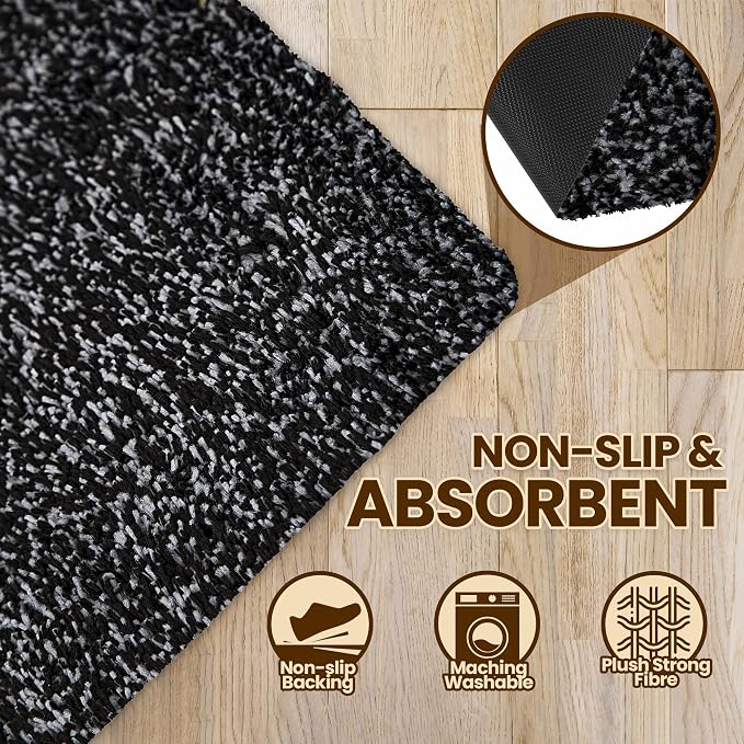 Premium Microfiber Indoor Door Mat – 32"x48" Washable Entry Mat, Waterproof - Image 5