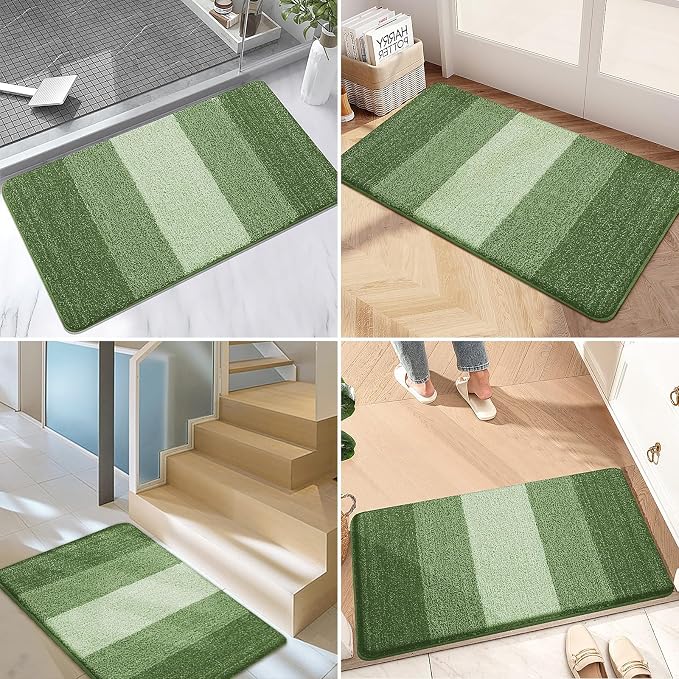 Kitinjoy Indoor Outdoor Door Mat, 40x32 Non-Slip Absorbent Dirt Trapper - Image 6