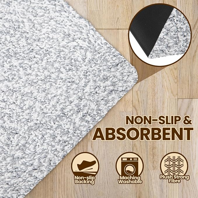 Premium Microfiber Indoor Door Mat – 36"x60" Washable Entry Mat, Waterproof - Image 5
