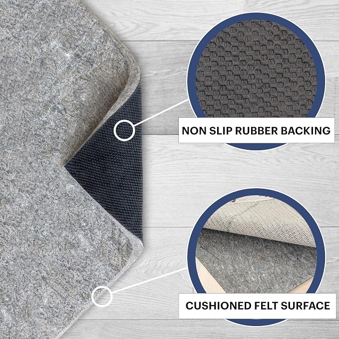 RUGPADUSA - Dual Surface - 9'10" x 13'10" - 3/8" Thick - Felt + Rubber - - Image 3