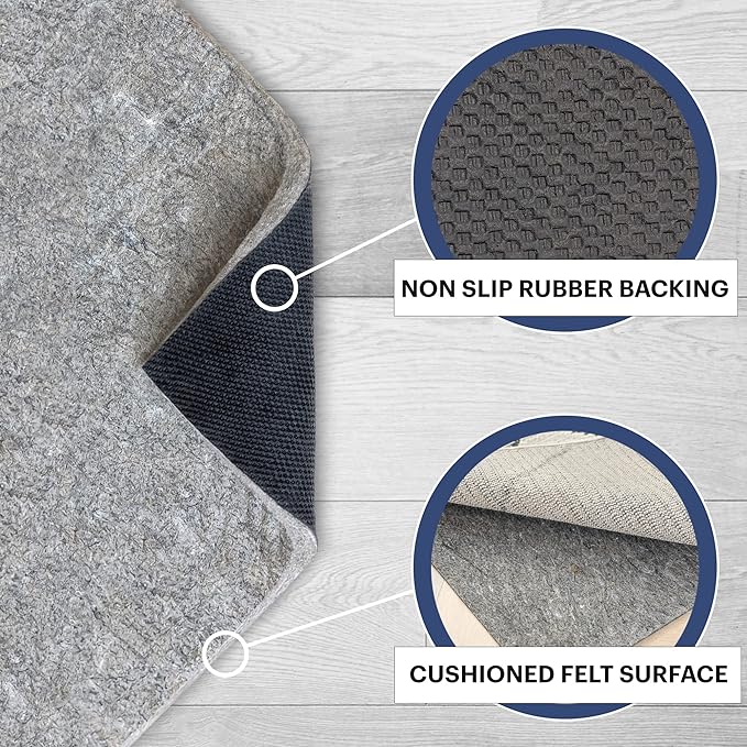 RUGPADUSA - Dual Surface - 8'x12' - 3/8" Thick - Felt + Rubber - Enhanced - Image 3