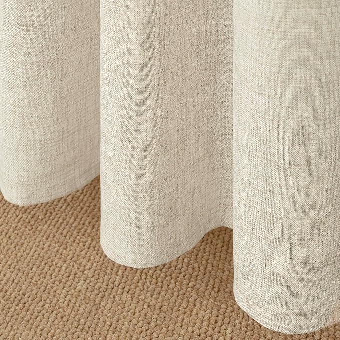 YoungsTex Linen Curtains 40 Inch Length - Image 8