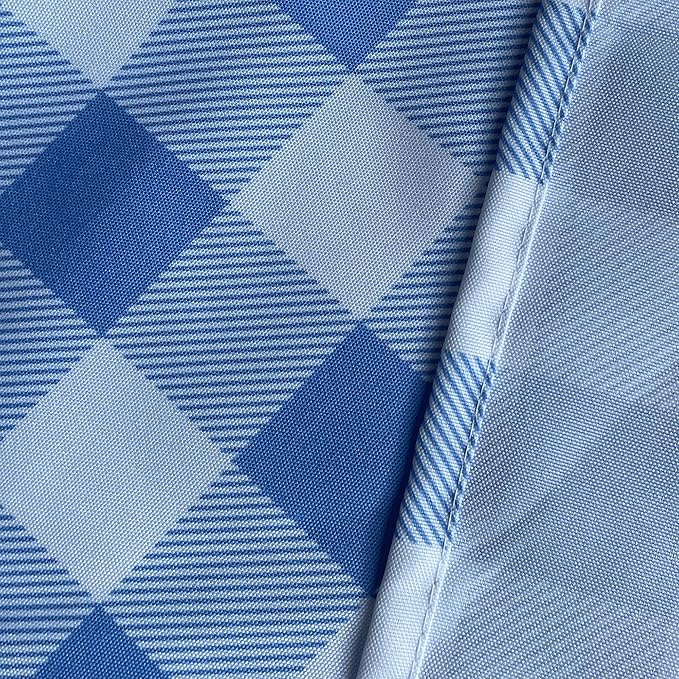 Classic Gingham Plaid Tablecloth Fabric - Image 8