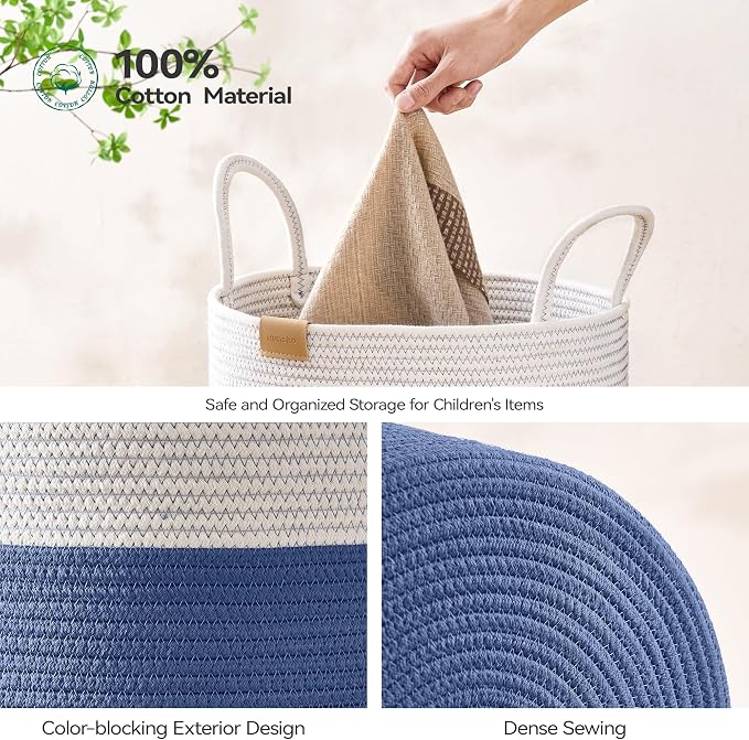 Laundry Hamper 95L, Large Laundry Basket - Image 5