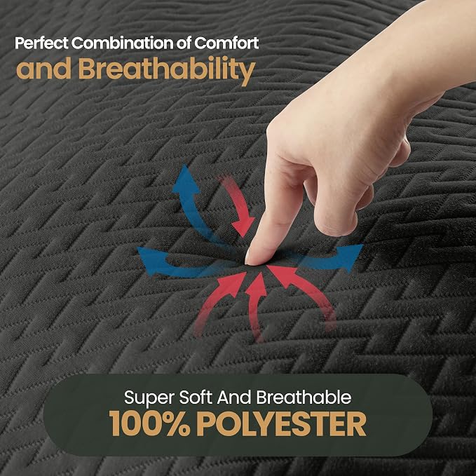 Utopia Bedding Waterproof Mattress Protector Twin Size, Premium 3D Air Soft - Image 4