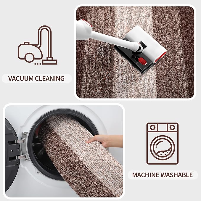 Kitinjoy Indoor Outdoor Door Mat, 71x24 Non-Slip Absorbent Dirt Trapper - Image 5
