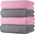 POLYTE Microfiber Oversize Quick Dry Lint Free Bath Towel, 60 x 30 in, 4 Pack by Polyte