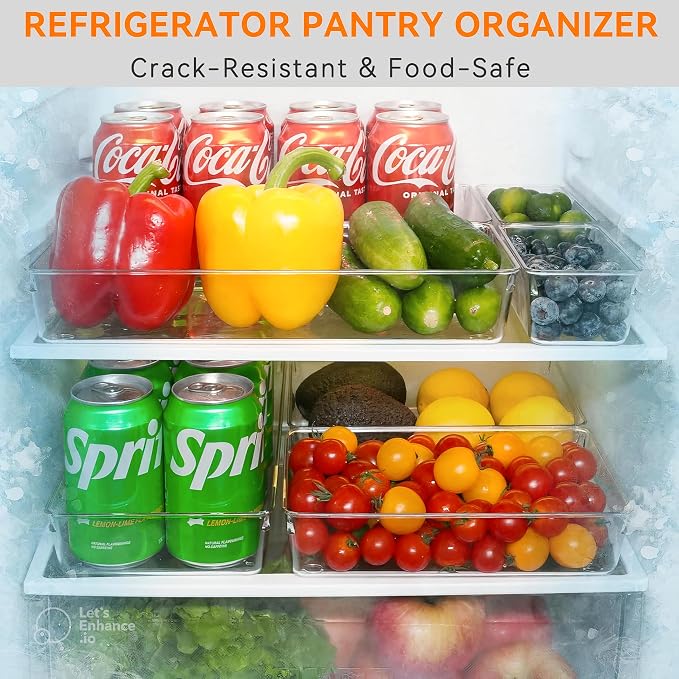 15-Pack Clear Drawer Organizer Set – Multi-Size Acrylic Storage Bins - Image 5