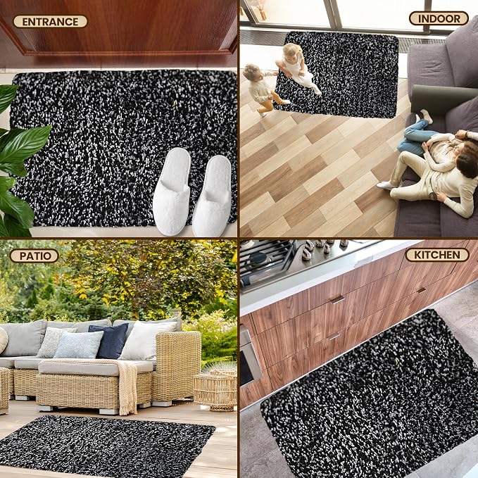 Premium Microfiber Indoor Door Mat – 36"x72" Washable Entry Mat, Waterproof - Image 8