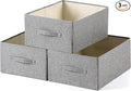 Linen Folding Storage Bins, 3 Pack Large Storage Baskets, Clothing Storage Bins by Unknown