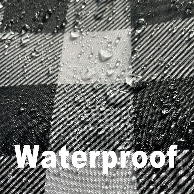 Waterproof Plaid Tablecloth Fabric - Image 3