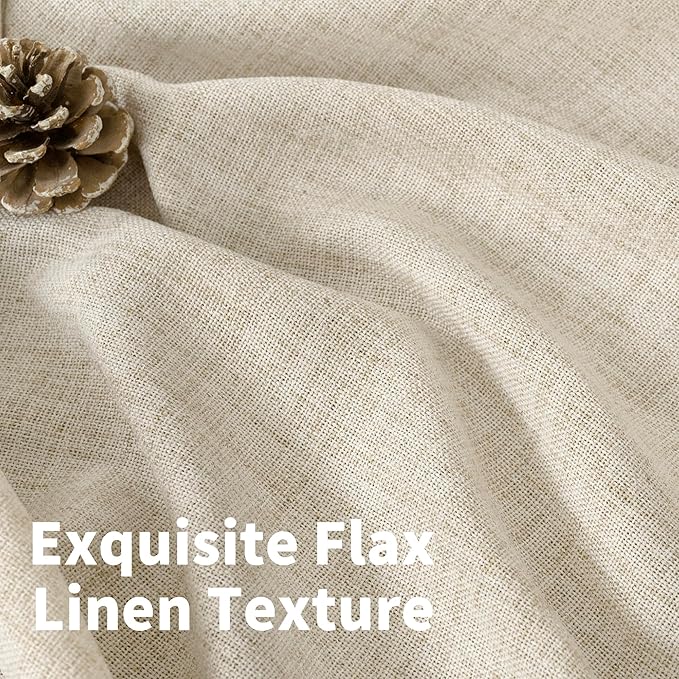 YoungsTex Linen Curtains for Living Room 2 Panels - Image 4