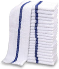 GOLD TEXTILES 120 PC New Cotton Blend White Restaurant Bar Mops Kitchen Towels by GOLDTEXTILES