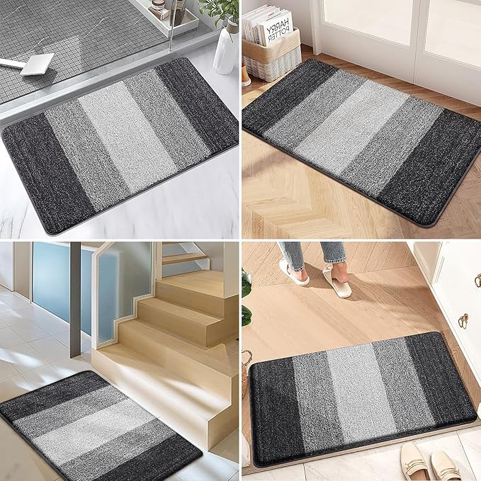 Kitinjoy Indoor Outdoor Door Mat, 59x20 Non-Slip Absorbent Dirt Trapper - Image 6