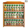 McCormick Gourmet Three Tier Wood 24 Piece Organic Spice Rack Organizer by McCormickGourmet