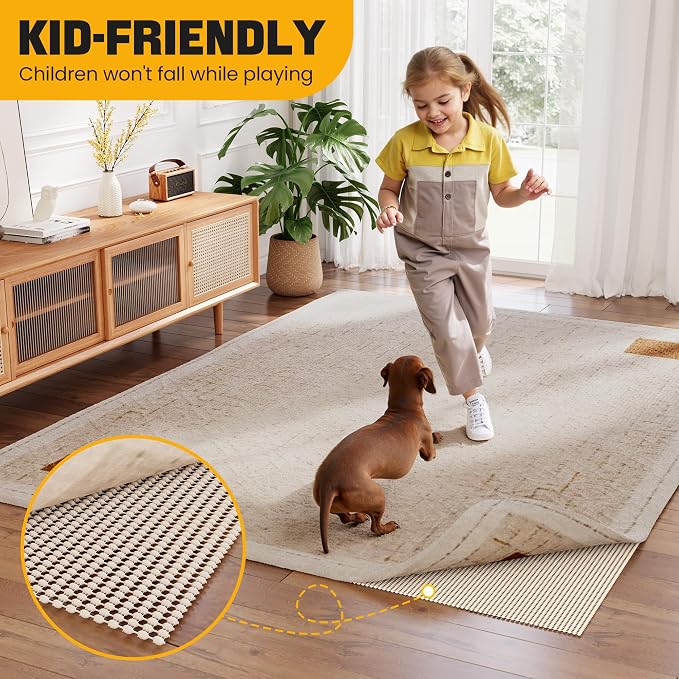 Non-Slip Rug Pad Gripper 2.5x8 Feet, Anti Skid Mat - Image 7