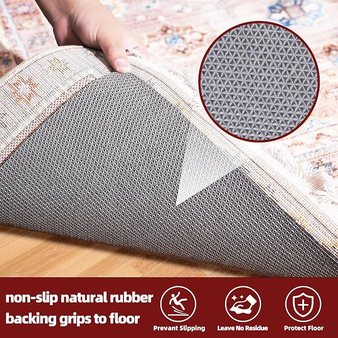 BAGAIL Felt and Natural Rubber Backing Rug Pads 1/4” Thick, 2 x 3 Ft Non Slip - Image 4