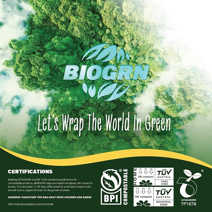 10-13 Gallon Compostable Trash Bags Drawstring 30 Bags Heavy Duty Extra Thick 1 - Image 5