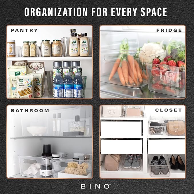 BINO | Plastic Organizer Bins, Large - Image 5