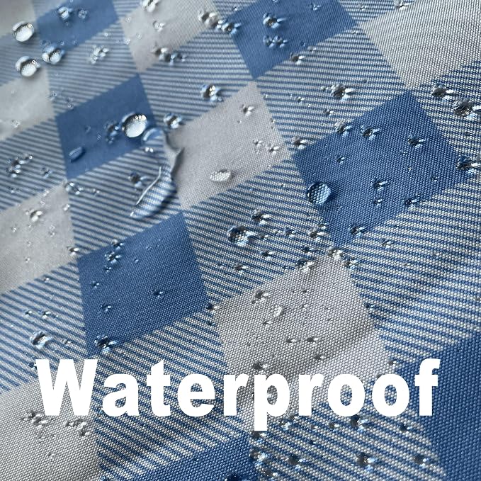 Waterproof Checkered Tablecloth Fabric - Image 3