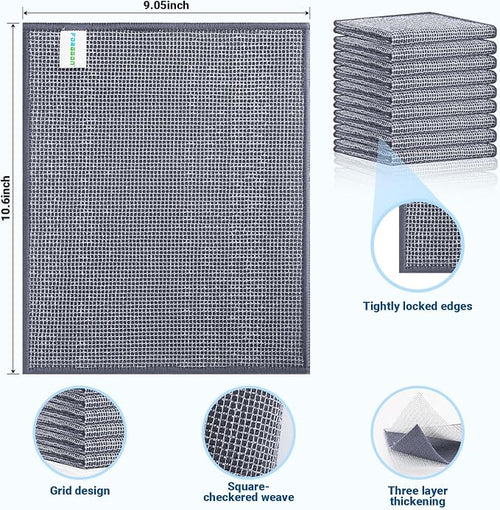 10 Pcs New Upgrade 3-Layer Non Scratch Wire Dishcloth, Wire Dishwashing Rag - Image 2