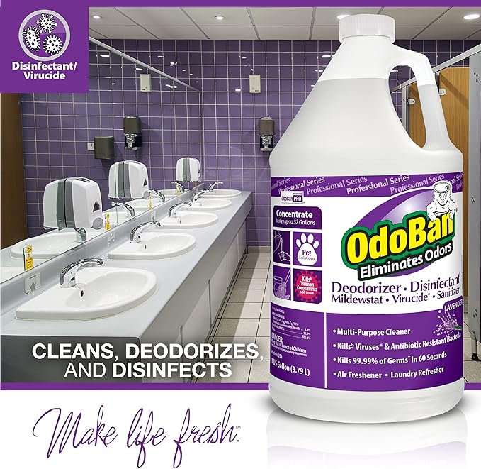 OdoBan Professional Disinfectant and Odor Eliminator Concentrate, 1 Gallon Each - Image 3