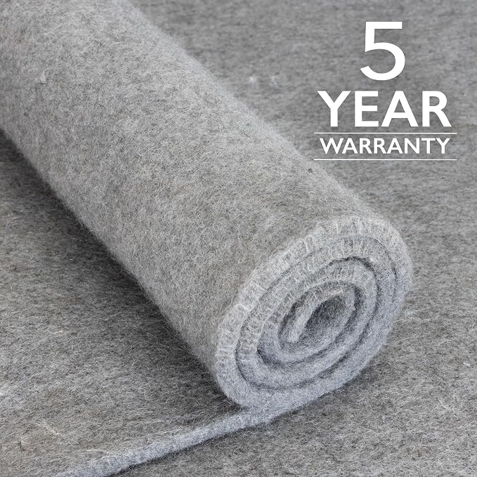 RUGPADUSA - Eco-Plush - 8'x10' - 1/4" Thick - 100% Felt - Premium Cushioned Rug - Image 5