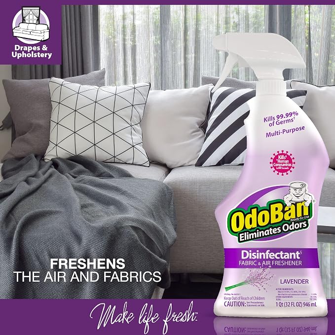 OdoBan Ready-to-Use Disinfectant and Harsh Aroma Eliminator, Cleaner and - Image 7