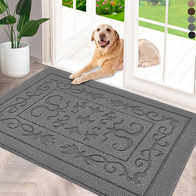 FONEYI Indoor Door Mat 32" x 48", Dirt Trapper Door Mats Non-Slip Entryway Rugs by FONEYI