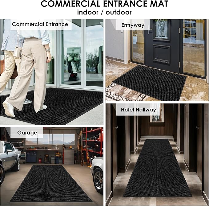 2′ x 23′ Front Door Mat Indoor Outdoor Entrance, Commercial Floor Mat Heavy - Image 8