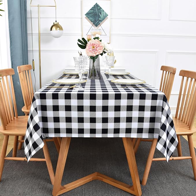 Classic Gingham Buffalo Tablecloth Fabric - Image 9