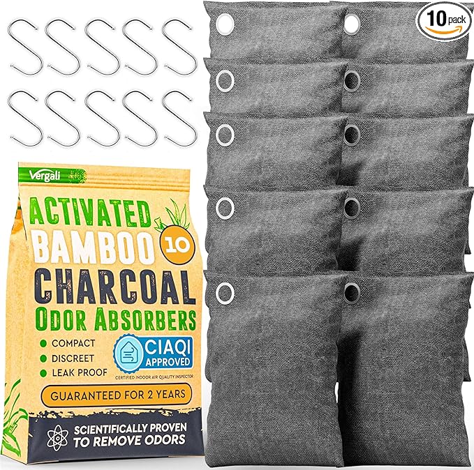 Activated Charcoal Odor Absorber by Vergali