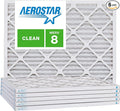 Aerostar 10x24x1 MERV 8, Pleated Air Filter, Box of 6, Made in the USA by AirFiltersDelivered
