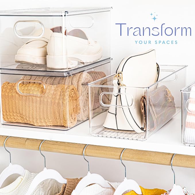 Plastic Food Storage Clear Container Bin - Image 5