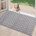 REFETONE Indoor Doormat, Front Back Door Mat 32"x40" Absorbent Rubber Backing by Refetone