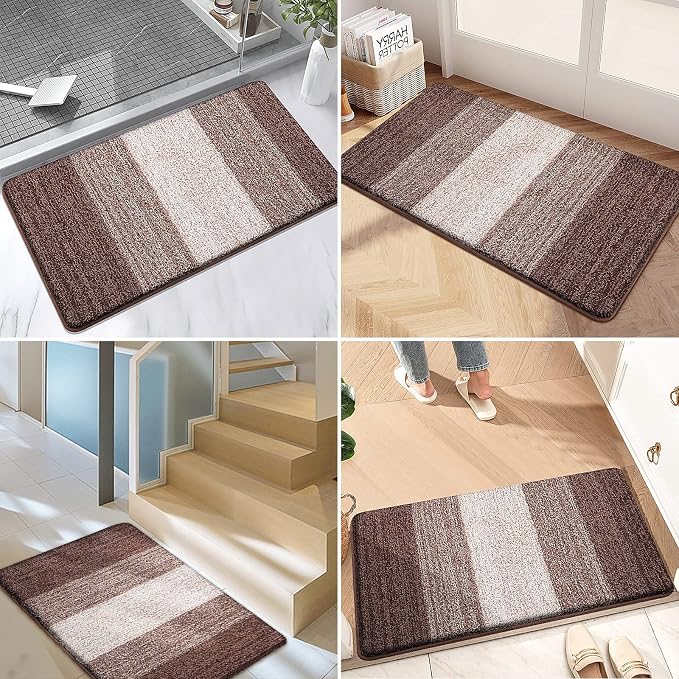 Kitinjoy Indoor Outdoor Door Mat, 59x20 Non-Slip Absorbent Dirt Trapper - Image 6